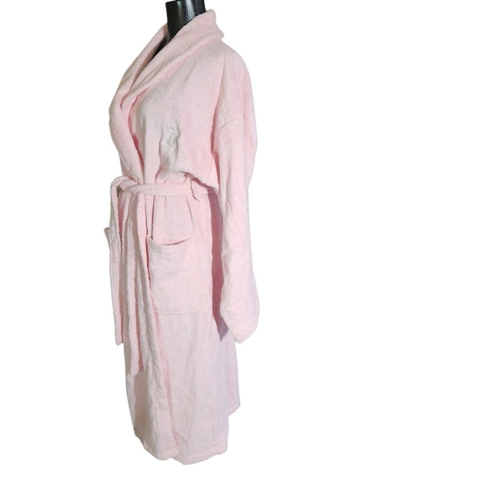 Nordstrom Linum Home Textiles Cotton Robe Pink L/XL NWT - Picture 3 of 6